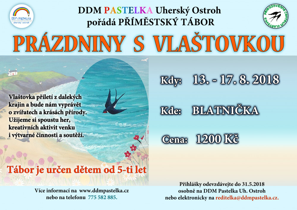 prazdniny s vlastovkou
